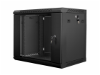 LANBERG Nástěnný rack 19 9U 600X450mm černý flat pack WF0...