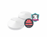 WiFi router TP-Link Deco M5 (2-Pack) 2x GLAN, 1x USB/ 400Mbps 2,4GHz/ 867Mbps 5GHz