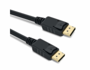 Kabel DisplayPort 1.4 přípojný kabel M/M zlacené konektory, 1 m