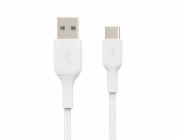 Belkin USB-C/USB-A kabel 15cm PVC, bila CAB001bt0MWH