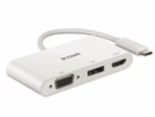 D-Link 3-in-1 USB-C to HDMI/VGA/DisplayPort Adapter 45020043