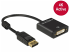 ADAPTER DISPLAYPORT(M) 1.2->DVI(24+5)(F) 4K Active