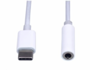 PremiumCord Převodník USB-C na audio konektor jack 3,5mm female 10cm