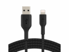 Belkin USB kabel Pletený USB kabel - Lightning 2m černý-C...