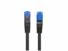 LANBERG Patch kabel CAT.6A FTP LSZH CCA 3M černý Fluke Pa...