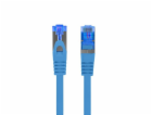 LANBERG Patch kabel cat6A FTP LSZH CCA 10m modrý Fluke Pa...