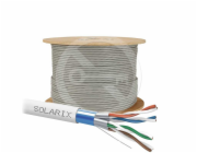 Instalační kabel Solarix CAT6A FFTP LSOH Dca-s2,d2,a1 500m/cívka SXKD-6A-FFTP-LSOH
