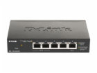 D-Link DGS-1100-05PDV2 5-Port Gigabit PoE Smart Switch, b...