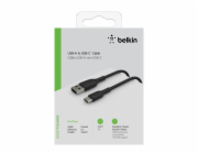Belkin USB-C/USB-A kabel 1m  opletený, cerný CAB002bt1MBK