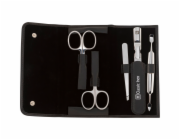 Zwilling CLASSIC snap fastener  leather case, black, 5 pcs.