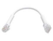 UBNT U-Cable-Patch-RJ45, UniFi Ethernet Patch kabel, 0,1m, Cat6, bílý