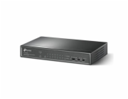 TP-Link CCTV switch TL-SF1009P (8x100Mb/s, 1x100Mb/s uplink, 8xPoE+, 65W, fanless)