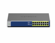 16-Port Gb Eth UnMgd Vysoce výkonný přepínač PoE+