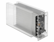 DeLOCK Externí dvojitý kryt pro 2 x 3,5" SATA HDD s portem USB typu C (průhledný)