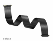 AKASA kabel RISER BLACK X2 Premium PCIe 3.0 x 16 Riser, 100cm