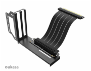 AKASA RISER BLACK PRO, Vertical GPU Holder + Premium PCIe 3.0 Riser cable