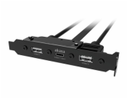 AKASA adaptér MB interní, Type-C USB3.1 Gen1 internal adapter cable + Type-A USB2.0  ports, 40 cm