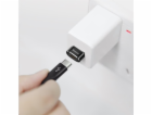 Baseus adaptér USB samec na USB-C samice 3A, černá
