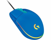 Logitech G102 Lightsync/Herní/Optická/8 000 DPI/Drátová USB/Modrá