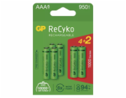 baterie GP 1.2V  AAA  6-pack  papírová k