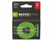 GP Nabíjecí bat. ReCyko Pro AAA (HR03) 800mAh- 6ks