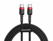 Baseus CATKLF-G91 Baseus Cafule Series nabíjecí/datový kabel USB-C na USB-C PD2.0 60W Flash 1m, červená-černá