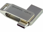 GOODRAM Flash Disk 128GB ODA3, USB 3.2, stříbrná ODA3-128...