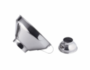 Nálevka na marmeládu de Buyer, 3356.00, nerez, dva průměry 3.5 a 6 cm