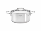 De Buyer Affinity Bratentopf Edelstahl mit Deckel 24 cm