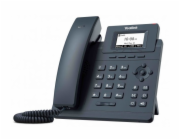 Yealink SIP-T30P SIP telefon, PoE, 2,3" 132x64 nepodsv. LCD, 1 x SIP úč., 100M Eth