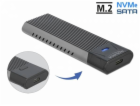 DeLOCK Externí kombinovaný kryt USB Type-C pro M.2 NVMe P...