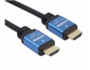 PremiumCord Ultra HDTV 4K@60Hz kabel HDMI 2.0b kovové+zlacené konektory 0,5m