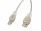 Lanberg USB 2.0 AM-BM 3M USB kabel (CA-USBA-12CC-0030-TR)