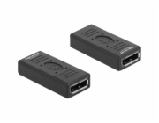 AV adaptér Delock DisplayPort - DisplayPort černý (66643)