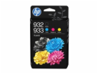 HP 932 Black / 933 CMY Original Ink Cartridge 4-Pack (400...