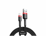 Baseus datový kabel Cafule Lightning 2m 1,5A červeno-černý