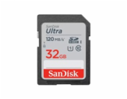 Paměťová karta Sandisk Ultra 32 GB SDHC Memory Card 120 MB/s
