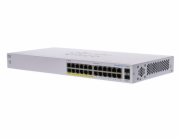 Cisco CBS110-24PP Cisco switch CBS110-24PP (24xGbE, 2xGbE/SFP combo, 12xPoE+, 100W, fanless)