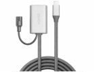 Lindy USB 3.2 Gen 1 aktivní prodlužovací kabel, USB-C sam...