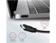 AXAGON HMC-5G2, USB 10Gbps hub, porty 2x USB-A, 2x USB-C, HDMI 4k/60, PD 100W, kabel USB-C 13cm