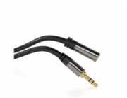 PREMIUMCORD prodlužovací kabel, Jack 3.5mm - Jack 3.5mm M/F 1,5m