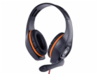 GEMBIRD sluchátka s mikrofonem GHS-05-O, gaming, černo-or...