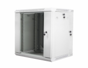 LANBERG RACKOVÁ SKŘÍŇ 19" DVOUDÍLNÁ NÁSTĚNNÁ 12U/600X600 (FLAT PACK) ŠEDÁ