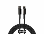 Baseus Datový kabel Tungsten Gold PD 20W 2m USB-C/Lightning černý