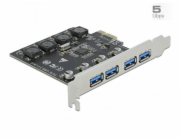 DeLOCK PCIe x1 až 4x ext. USB Type-A USB 3.2 Gen 1, USB řadič