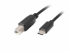 Lanberg CA-USBA-14CC-0018-BK USB-C (M) na USB-B (M), 1,8m...