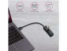 AXAGON HUE-M1A, 4x USB 3.2 Gen 1 MINI hub, kovový, kabel ...