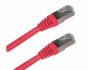 XtendLan patch kabel Cat5E, FTP - 3m, červený
