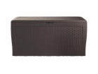 Zahradní box Keter Samoa Rattan Box 270L hnědý