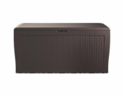 Zahradní box Keter Samoa Rattan Box 270L hnědý